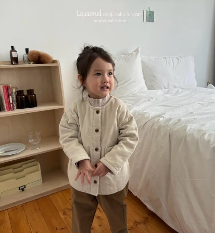 La Camel - Korean Children Fashion - #designkidswear - Kiner Padding Shirt