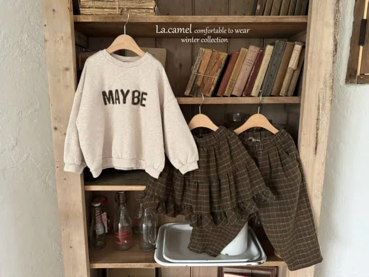 La Camel - Korean Children Fashion - #discoveringself - Maybe Check Pants - 4