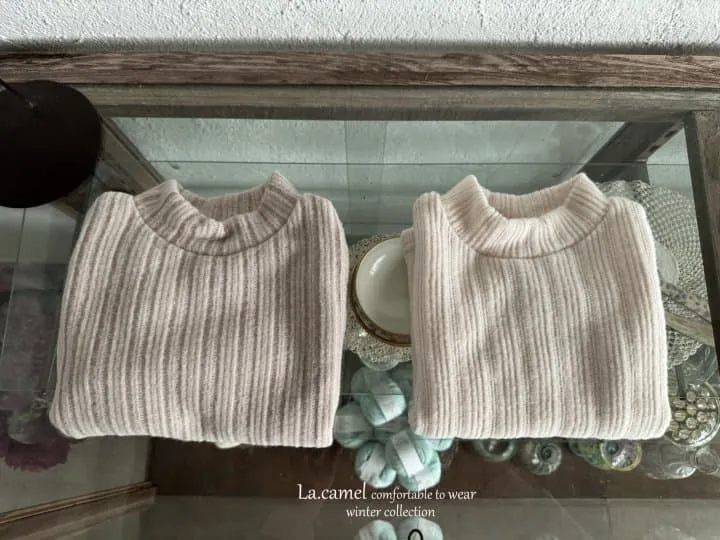 La Camel - Korean Children Fashion - #kidzfashiontrend - Yuyu Turtleneck Tee - 8