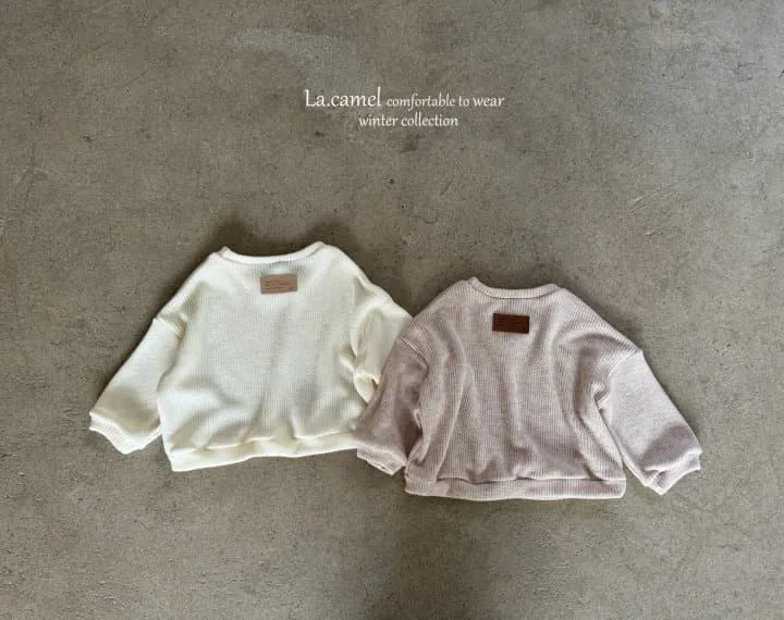 La Camel - Korean Children Fashion - #kidzfashiontrend - Label Knit Pullover - 3