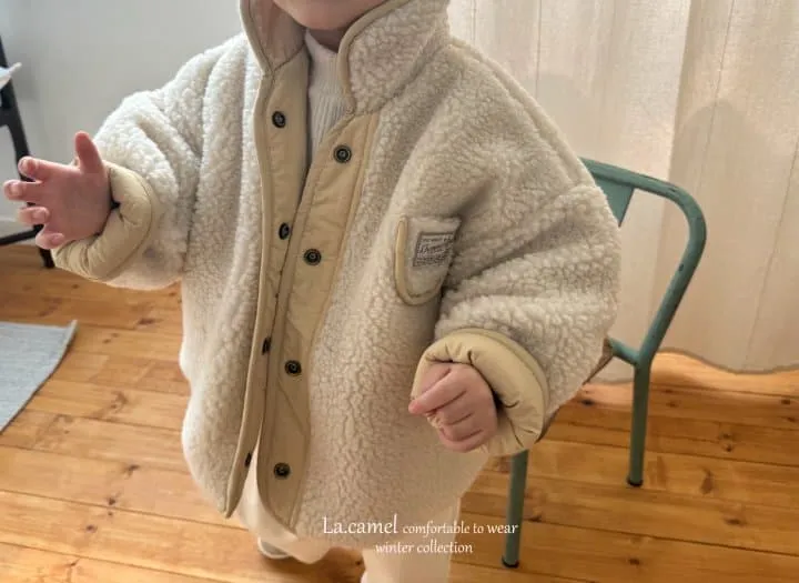 La Camel - Korean Children Fashion - #littlefashionista - Bubble Reversible Padding Jumper - 5