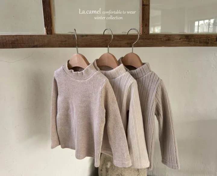 La Camel - Korean Children Fashion - #magicofchildhood - Yuyu Turtleneck Tee - 11