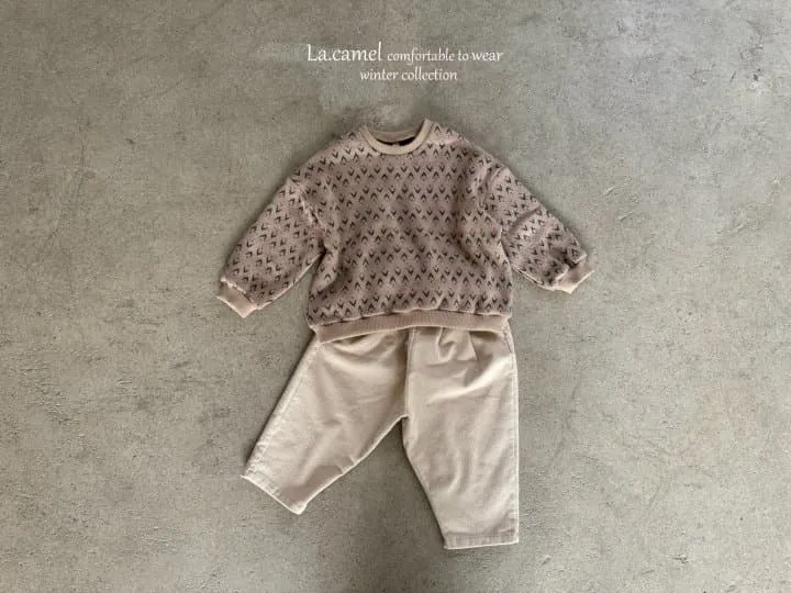 La Camel - Korean Children Fashion - #minifashionista - Hug Jacquard Knit Pollover - 6