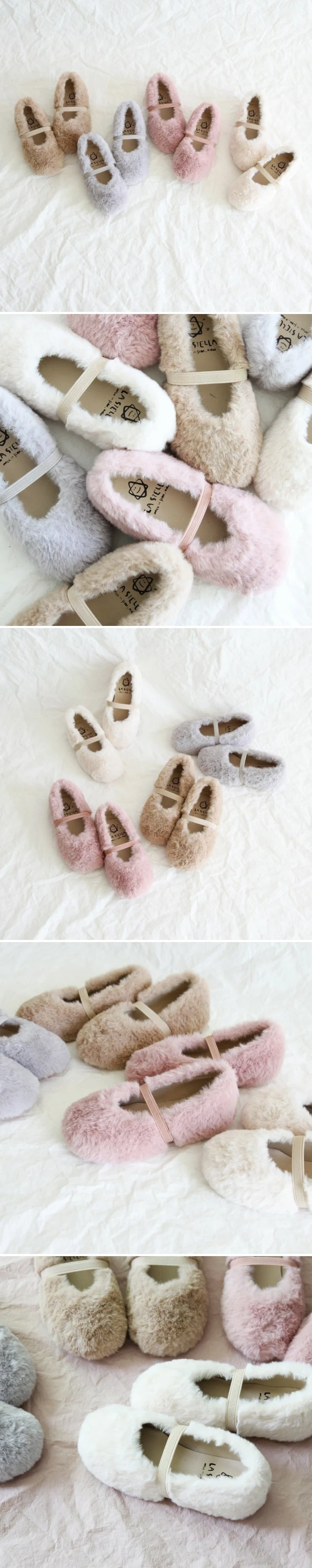 La Stella - Korean Children Fashion - #kidsstore - Fur Flat