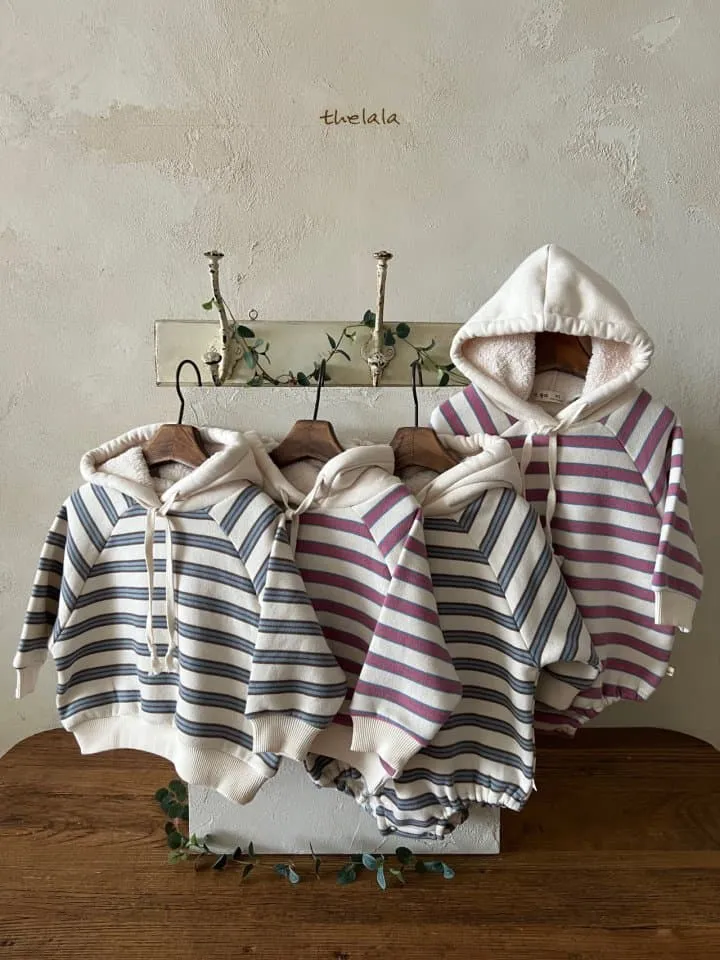 Lala - Korean Baby Fashion - #smilingbaby - Dandan Stripe Bodysuit - 4