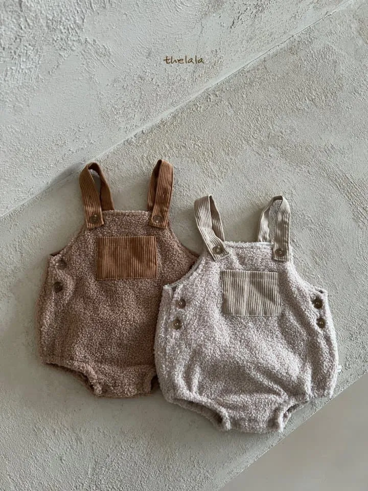 Lala - Korean Baby Fashion - #babyclothing - Bison Suspender Bodysuit - 11