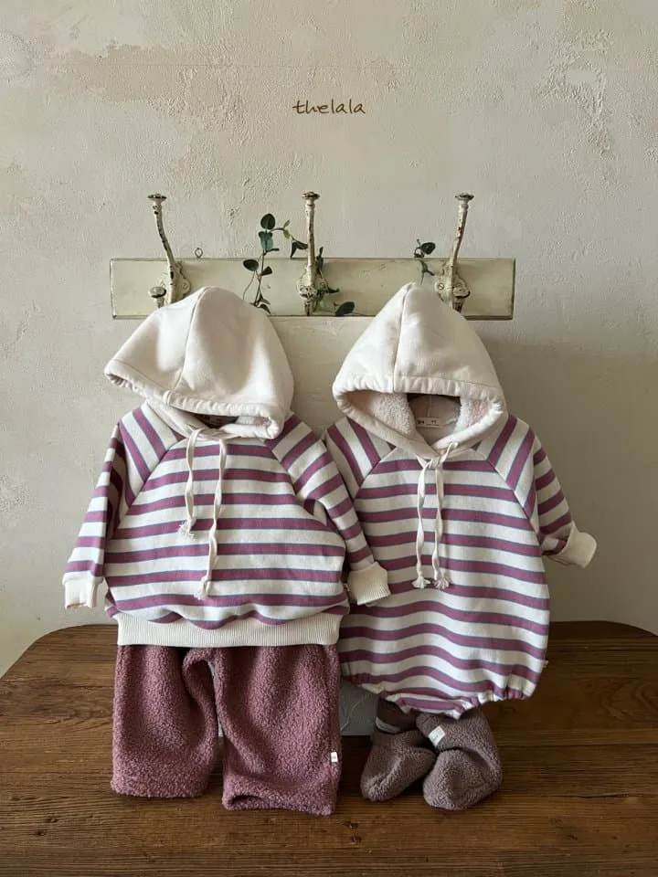 Lala - Korean Baby Fashion - #babyfashion - Dandan Stripe Bodysuit - 7