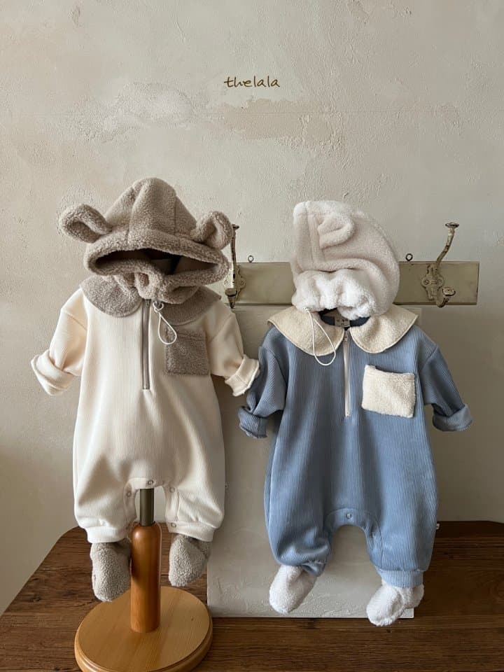 Lala - Korean Baby Fashion - #babyfever - Smurf Bodysuit - 5