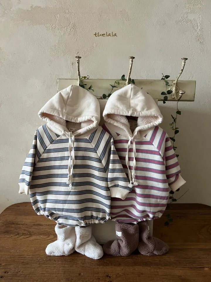 Lala - Korean Baby Fashion - #babyfever - Dandan Stripe Bodysuit - 8