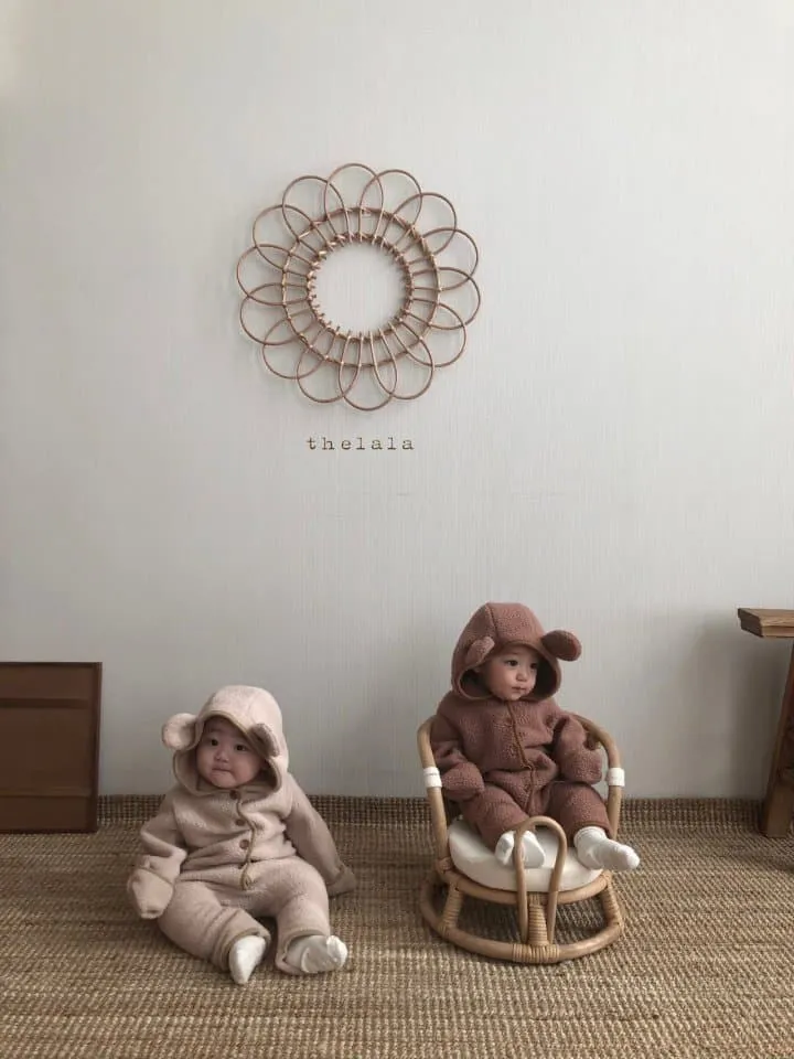 Lala - Korean Baby Fashion - #babyfever - Puff Bear Bodysuit - 2