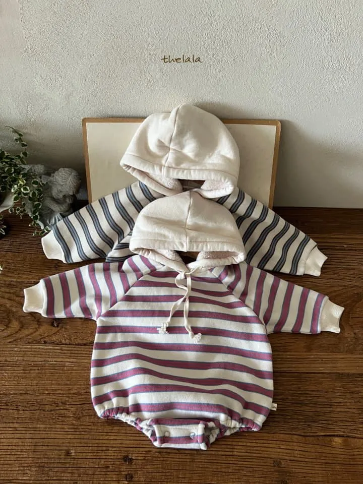 Lala - Korean Baby Fashion - #babylifestyle - Dandan Stripe Bodysuit - 10