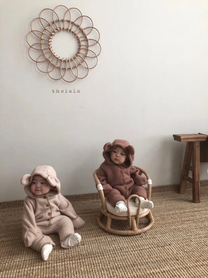 Lala - Korean Baby Fashion - #babyoninstagram - Puff Bear Bodysuit - 5