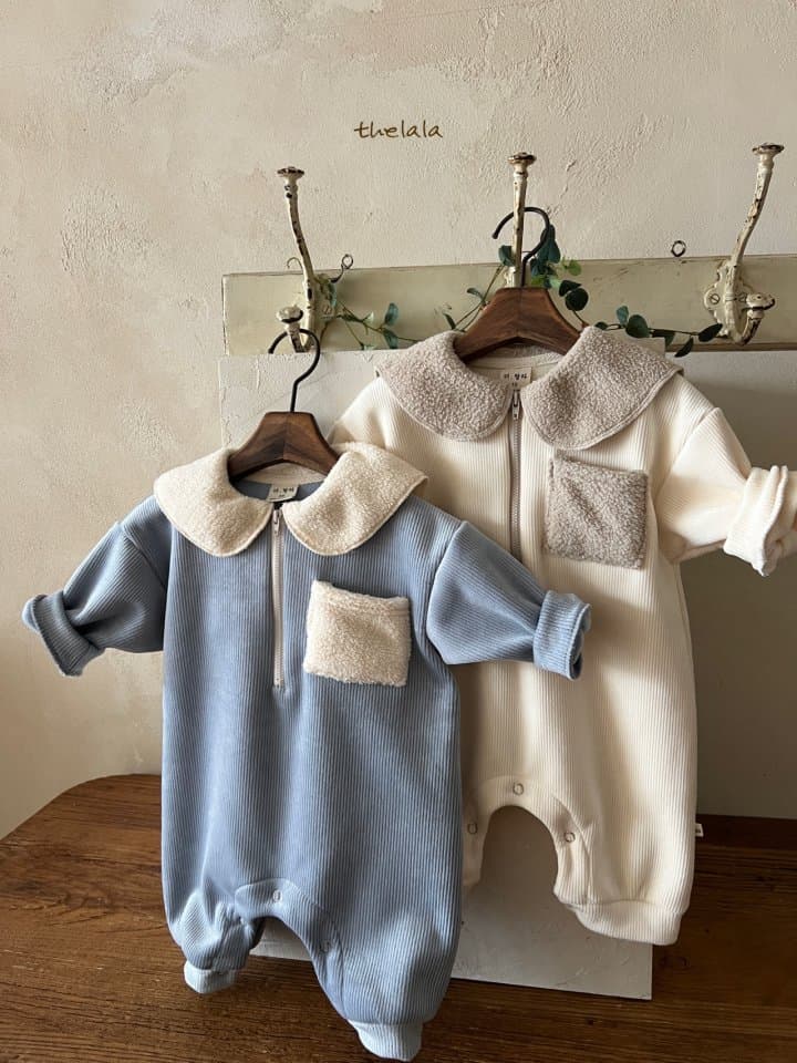 Lala - Korean Baby Fashion - #babyootd - Smurf Bodysuit - 9