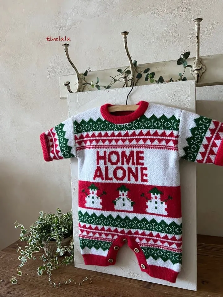 Lala - Korean Baby Fashion - #onlinebabyshop - Home Alone Bodysuit - 2