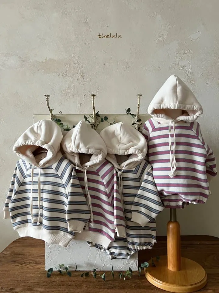 Lala - Korean Baby Fashion - #smilingbaby - Dandan Stripe Bodysuit - 3