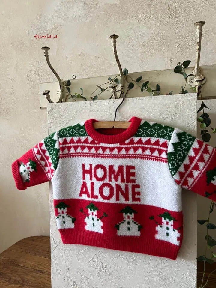 Lala - Korean Children Fashion - #childofig - Home Alone Sweater - 3