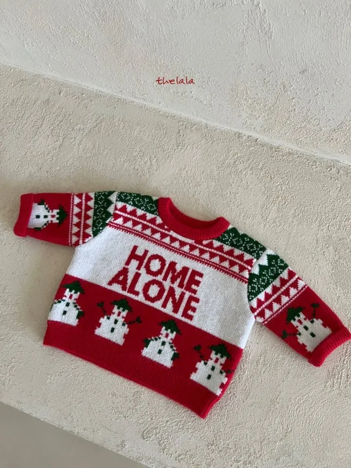 Lala - Korean Children Fashion - #childofig - Home Alone Sweater - 4