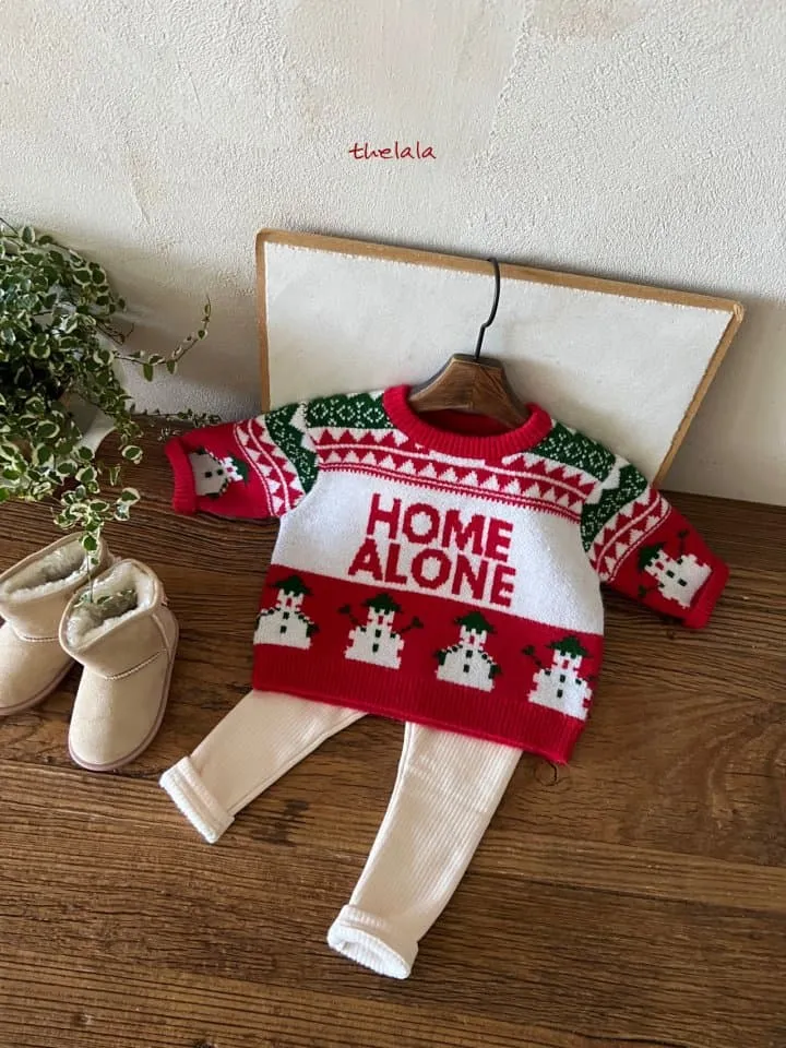 Lala - Korean Children Fashion - #discoveringself - Home Alone Sweater - 6