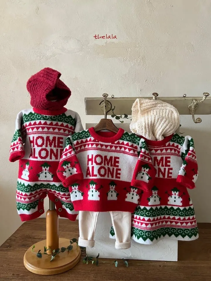 Lala - Korean Children Fashion - #kidsstore - Home Alone Sweater - 9