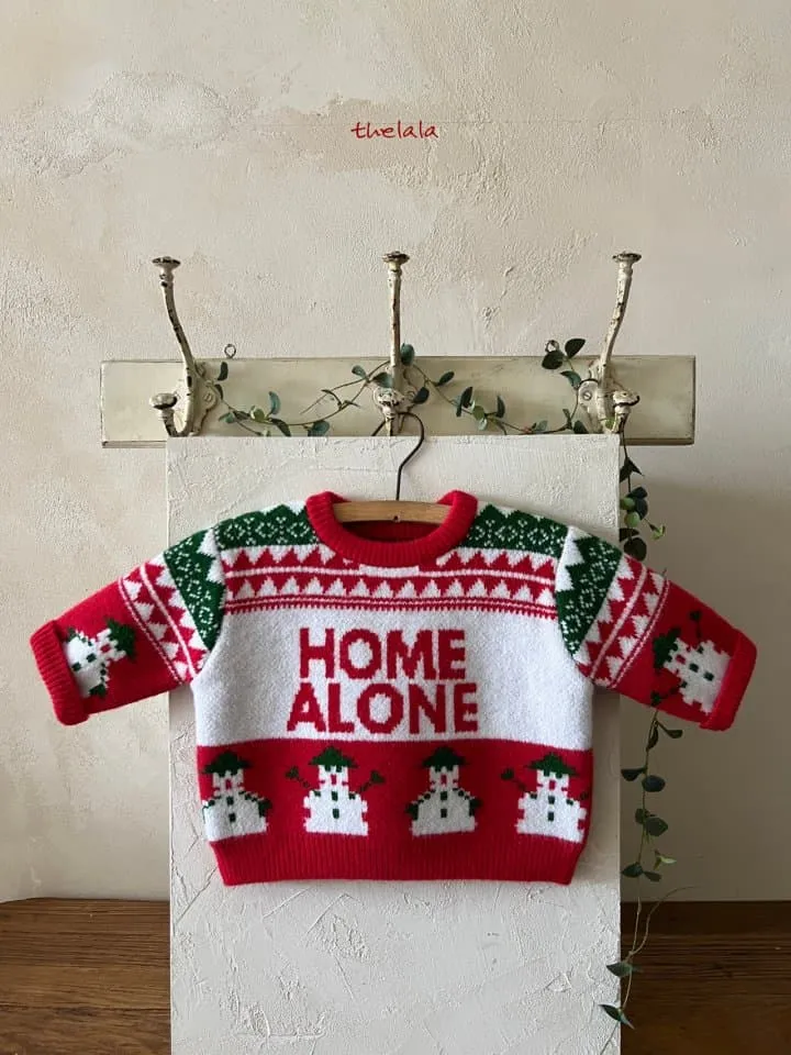 Lala - Korean Children Fashion - #stylishchildhood - Home Alone Sweater - 2