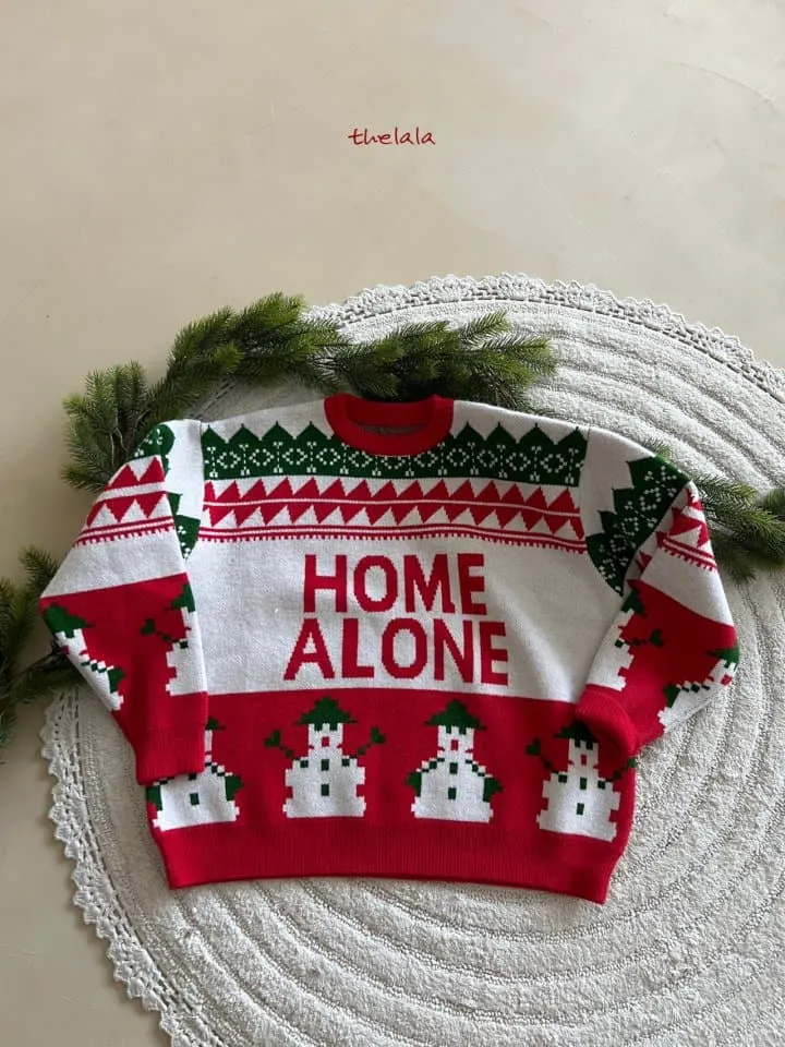 Lala - Korean Women Fashion - #momslook - Mom Home Alone Sweater - 6