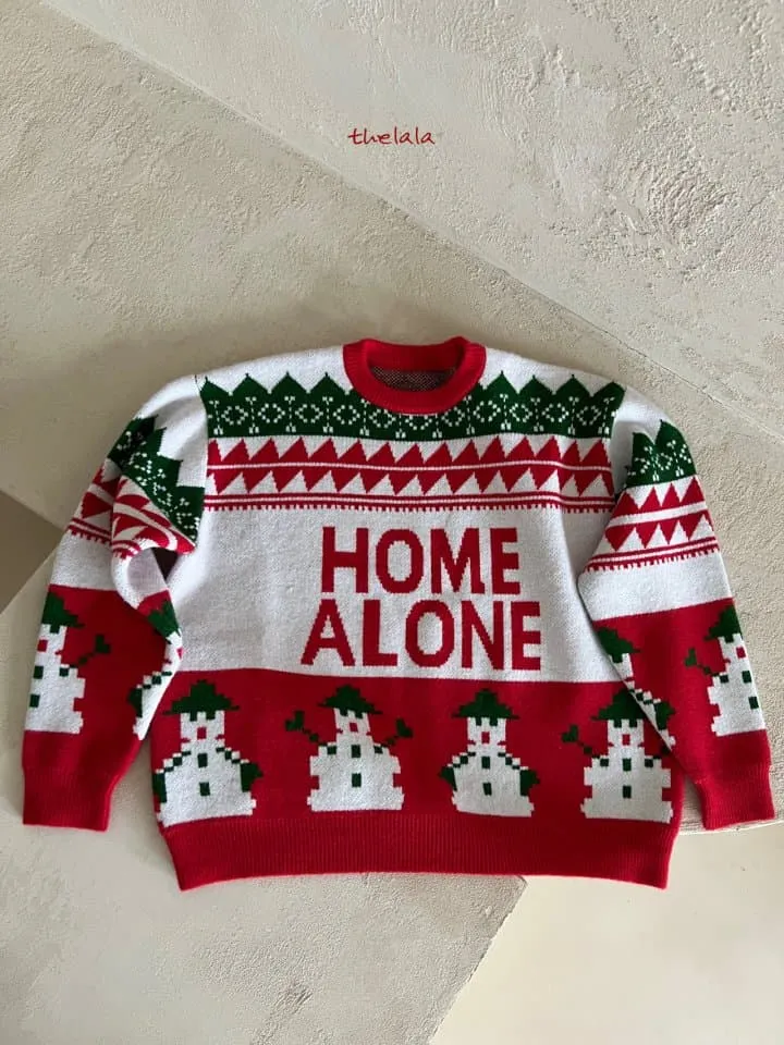 Lala - Korean Women Fashion - #womensfashion - Mom Home Alone Sweater - 11