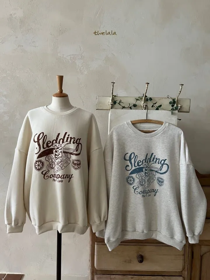 Lala - Korean Women Fashion - #momslook - Mom Sledding Sweatshirts - 4