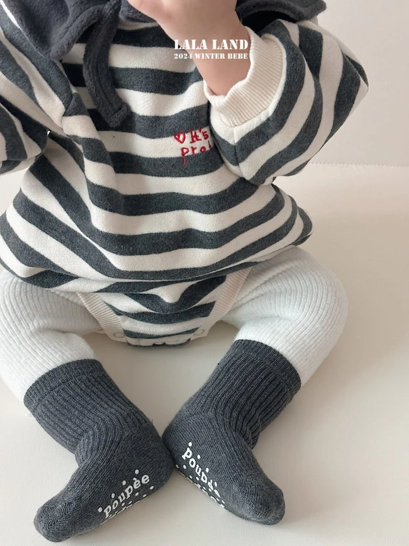 Lalaland - Korean Baby Fashion - #babyfever - Fleece Knit Leggings - 10