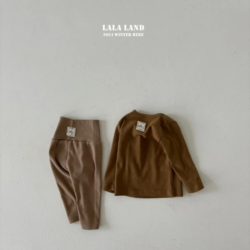 Lalaland - Korean Baby Fashion - #babyoninstagram - Bread Peach Pajamas