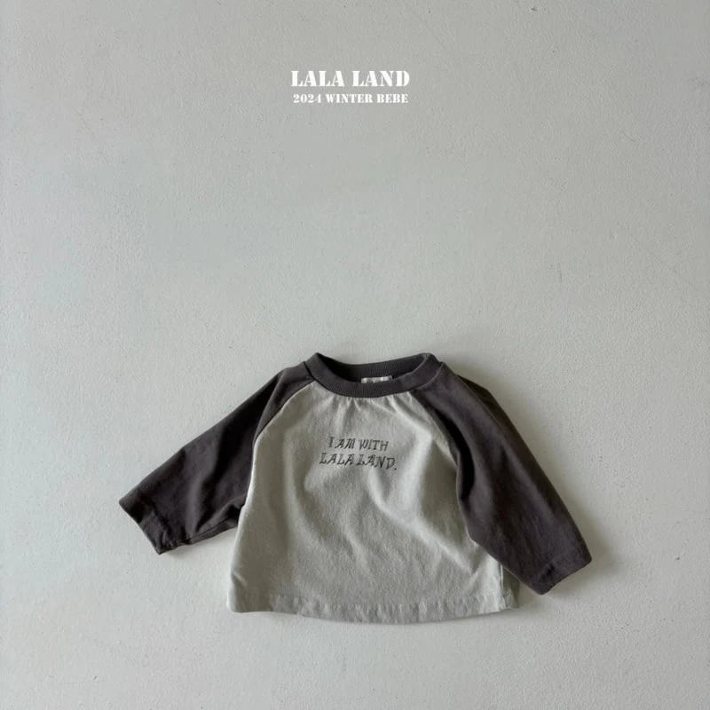 Lalaland - Korean Baby Fashion - #babyoninstagram - Peach Colored Raglan Tee - 2