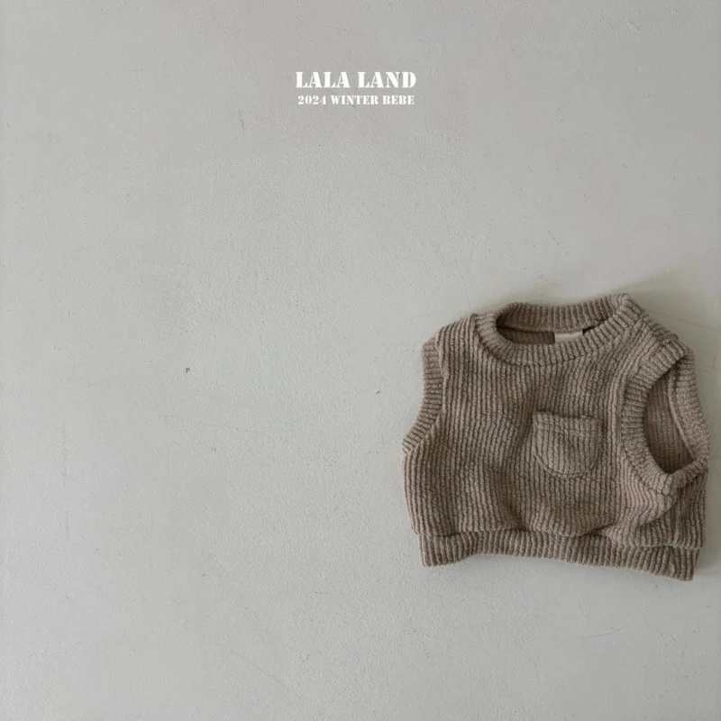 Lalaland - Korean Baby Fashion - #babyoninstagram - Knit Banding Vest - 2