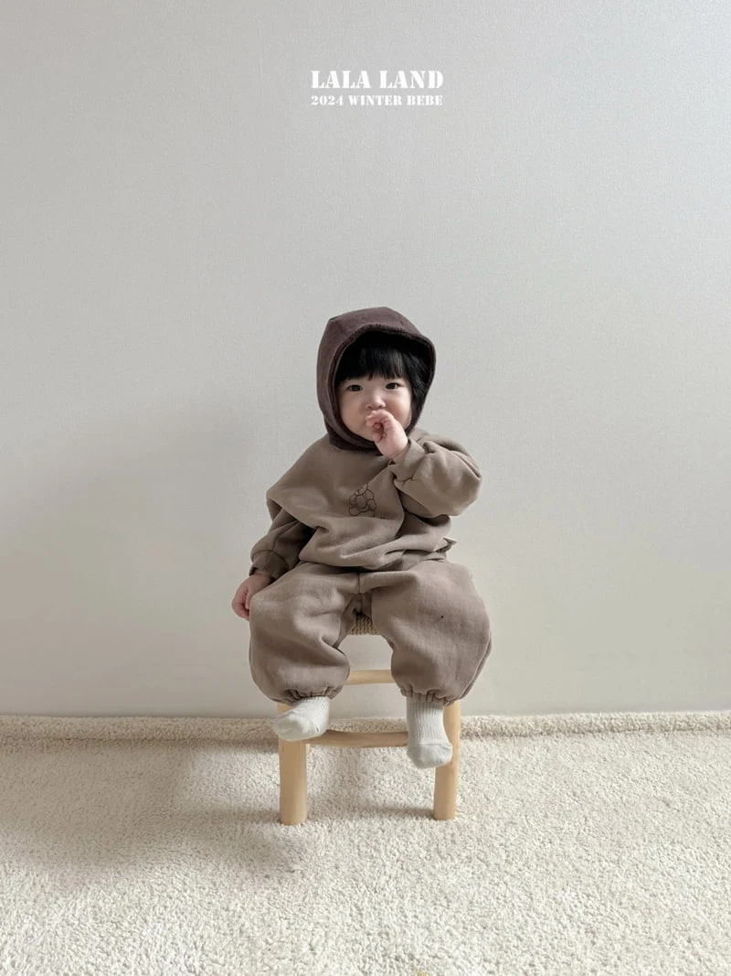 Lalaland - Korean Baby Fashion - #babyootd - Bear Jogger Pants - 12