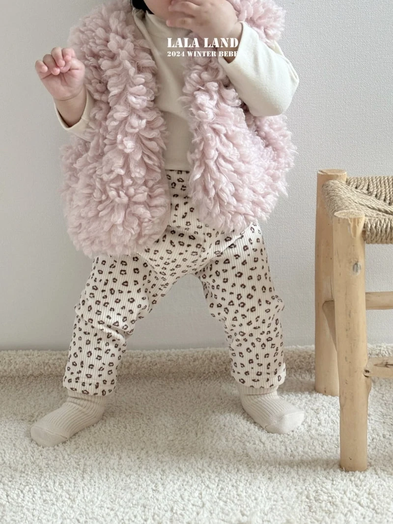 Lalaland - Korean Baby Fashion - #babyootd - Leo Mink Leggings - 10