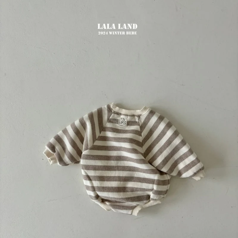 Lalaland - Korean Baby Fashion - #babyootd - Saint Fleece Bodysuit - 5