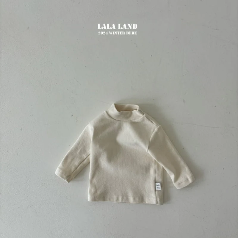 Lalaland - Korean Baby Fashion - #babyootd - Pastel Half Turtleneck Tee