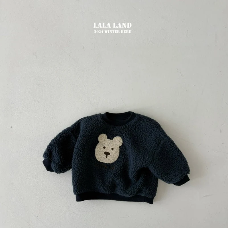 Lalaland - Korean Baby Fashion - #babyoutfit - Bear Puddle Sweatshirts - 5