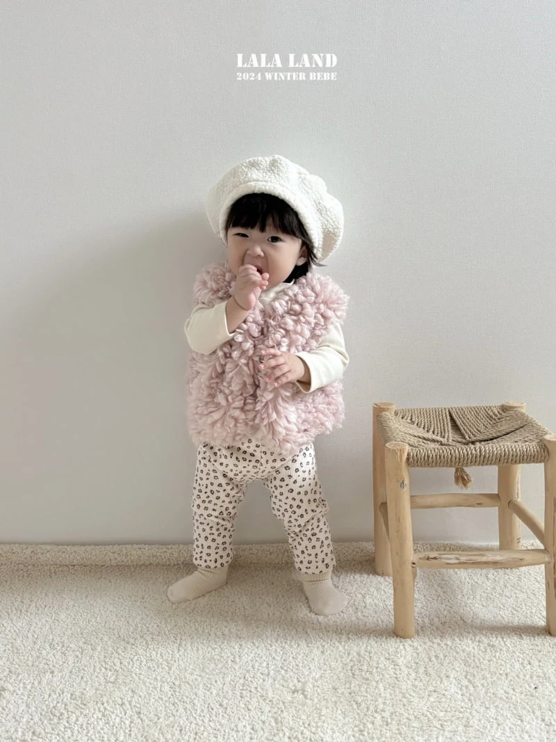 Lalaland - Korean Baby Fashion - #babyoutfit - Leo Mink Leggings - 12