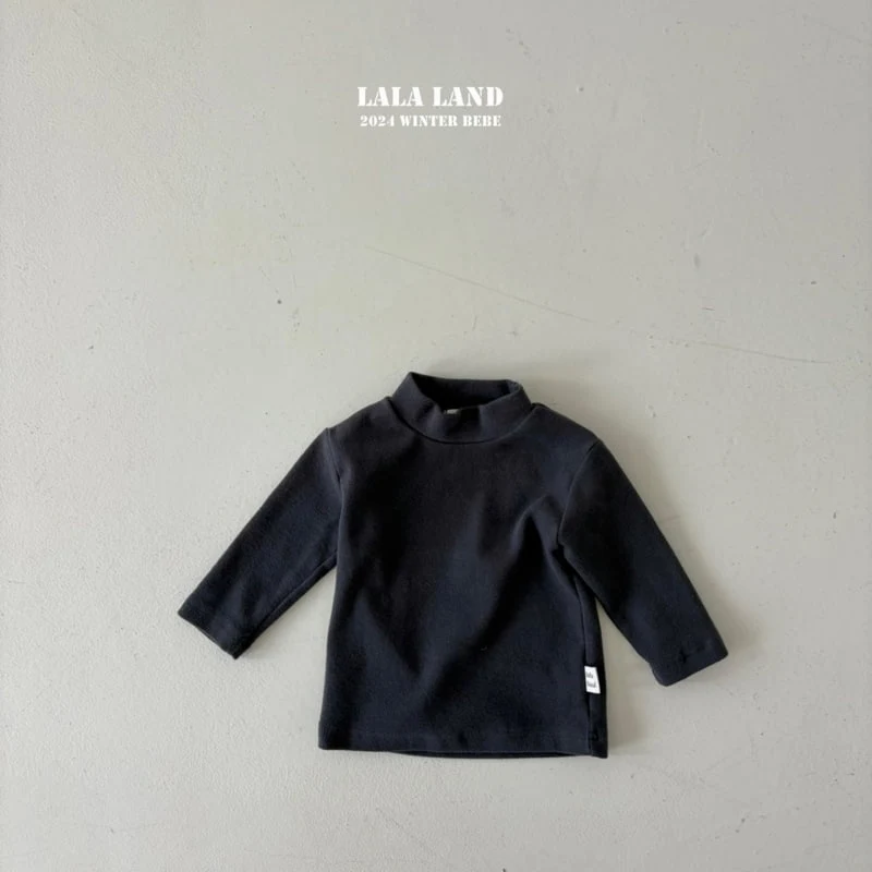 Lalaland - Korean Baby Fashion - #babyoutfit - Pastel Half Turtleneck Tee - 3