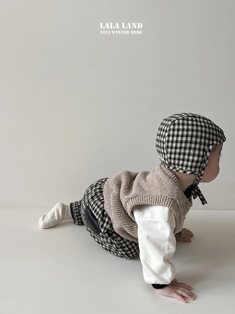 Lalaland - Korean Baby Fashion - #babyootd - Knit Banding Vest - 4