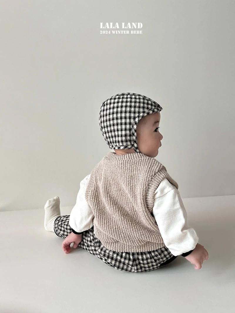 Lalaland - Korean Baby Fashion - #babyoutfit - Knit Banding Vest - 5