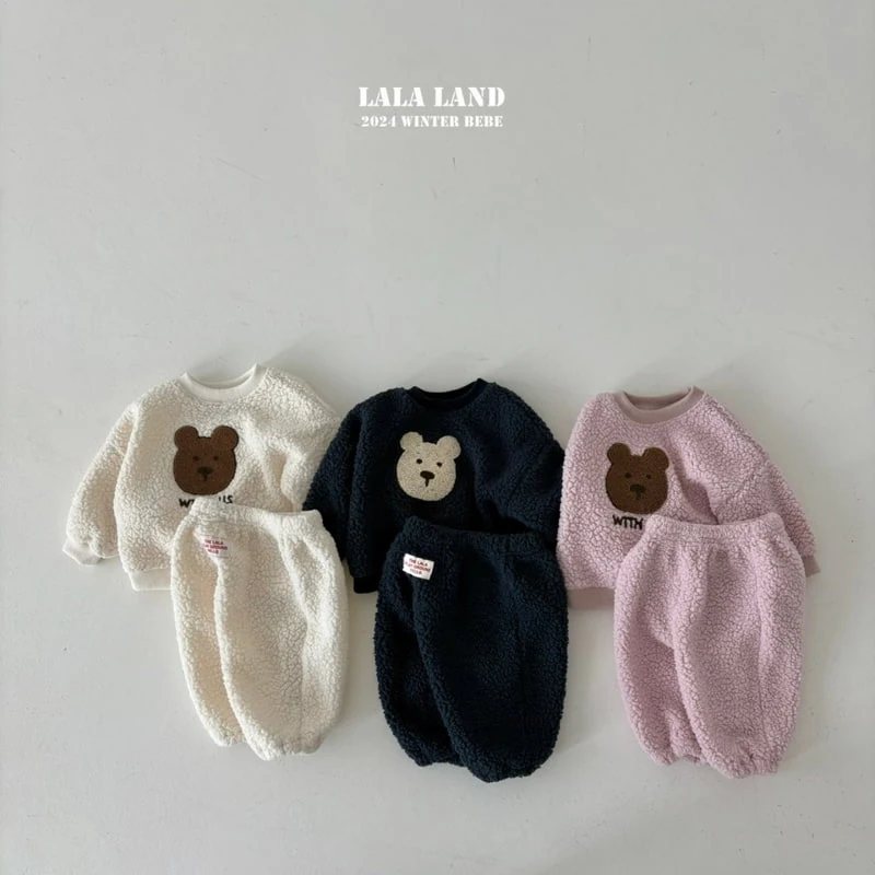 Lalaland - Korean Baby Fashion - #babywear - Bear Puddle Sweatshirts - 7