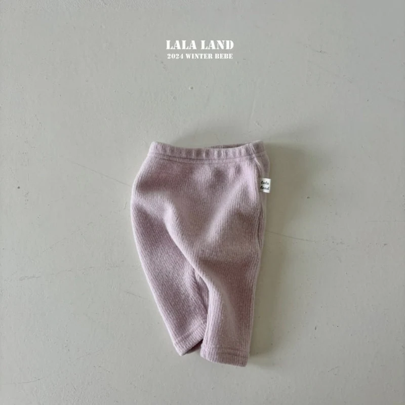 Lalaland - Korean Baby Fashion - #onlinebabyboutique - Fleece Knit Leggings - 3