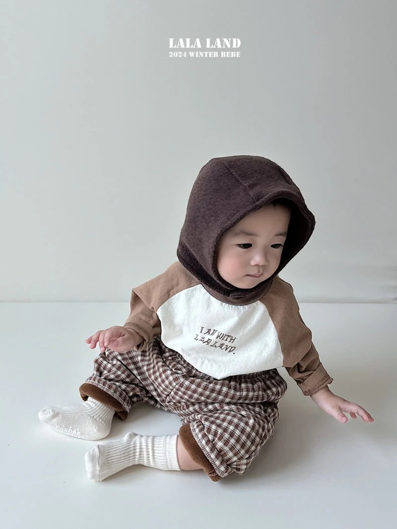 Lalaland - Korean Baby Fashion - #onlinebabyboutique - Peach Colored Raglan Tee - 7