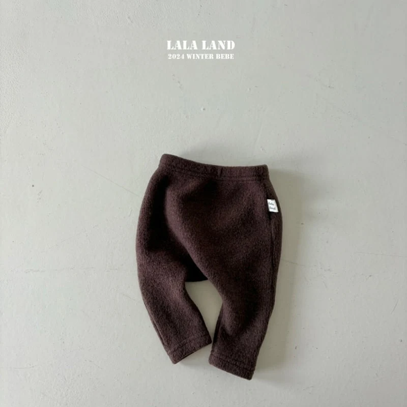 Lalaland - Korean Baby Fashion - #onlinebabyboutique - Fleece Knit Leggings - 4