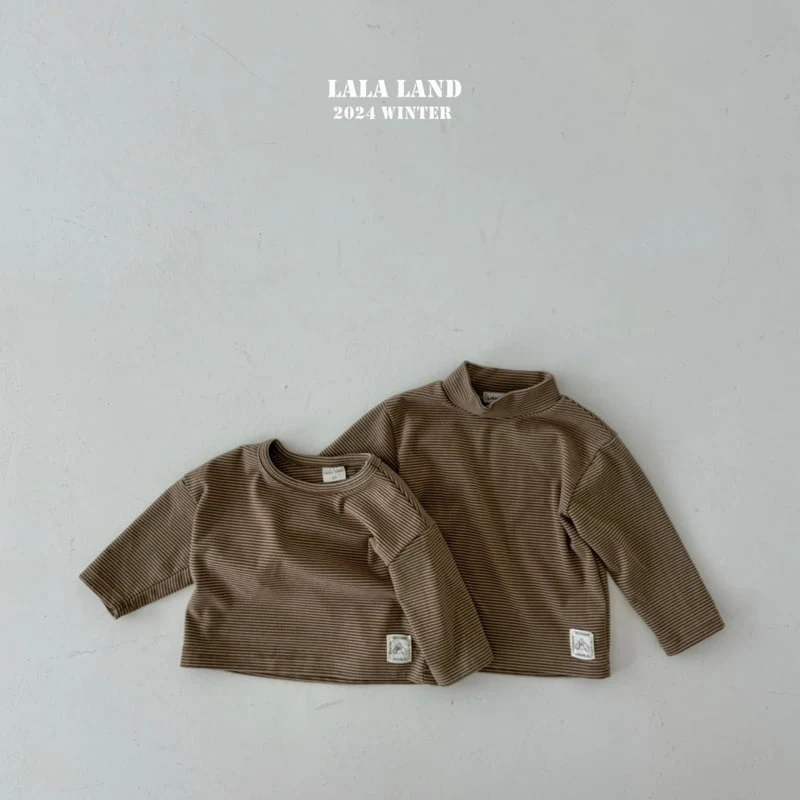 Lalaland - Korean Baby Fashion - #onlinebabyshop - Macaron Stripe Tee - 7