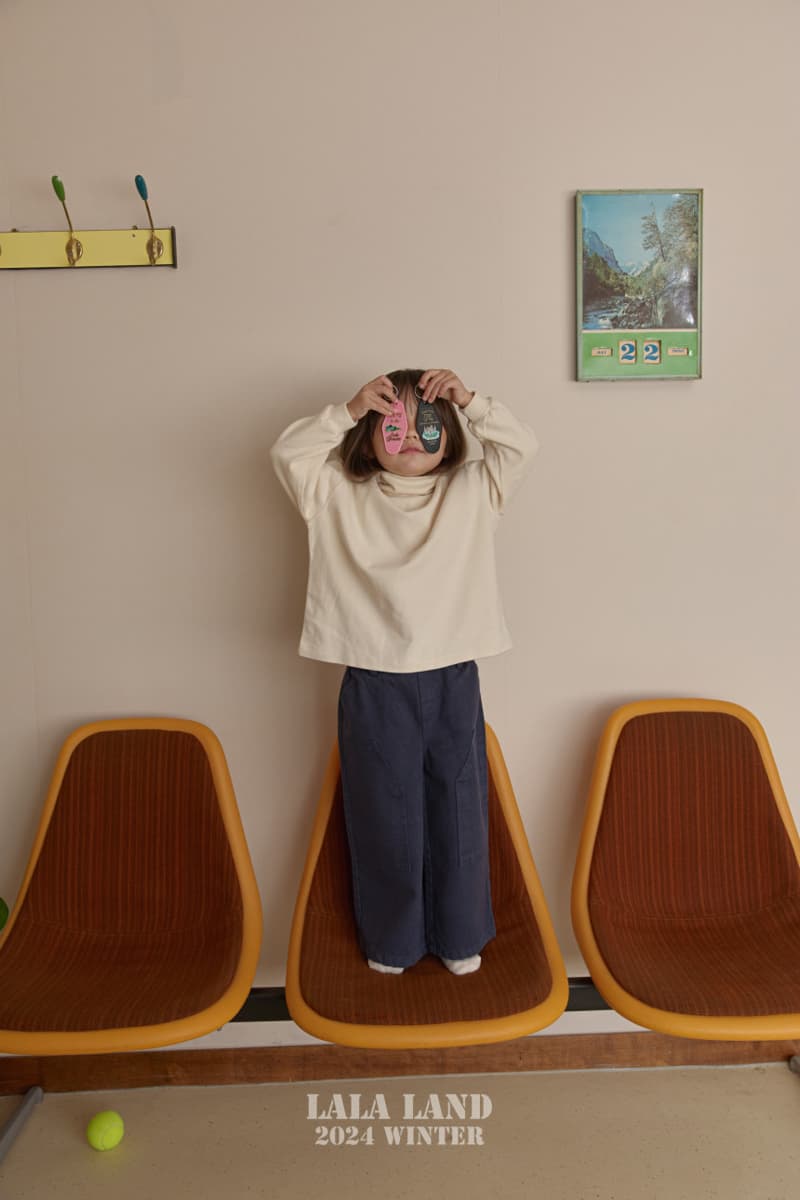 Lalaland - Korean Children Fashion - #childofig - Loose Fit Turtleneck Tee - 11