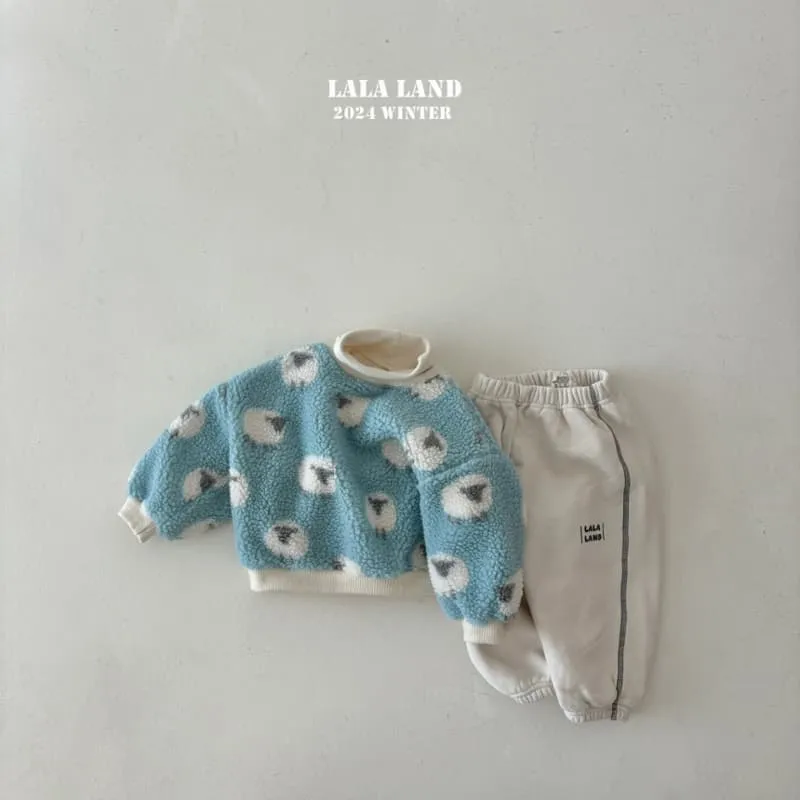 Lalaland - Korean Children Fashion - #childofig - Brushed Stitch Jogger Pants - 11