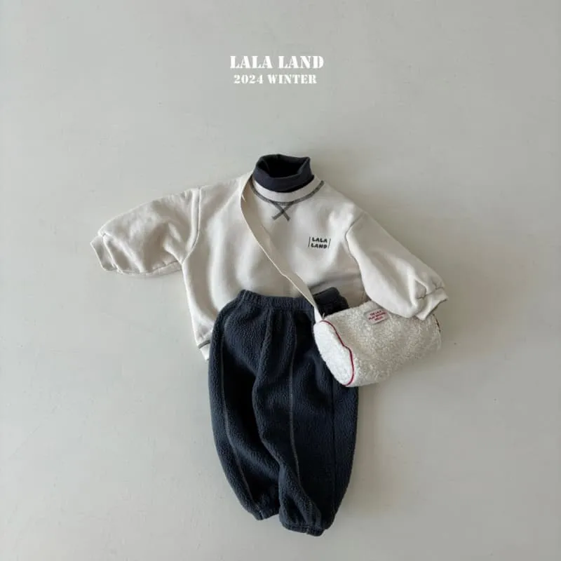 Lalaland - Korean Children Fashion - #childofig - Brushed Stitch Sweatshirt - 10