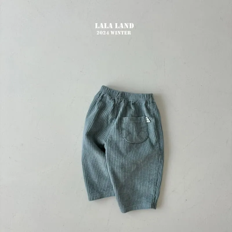 Lalaland - Korean Children Fashion - #childofig - Corduroy Banding Pants - 3