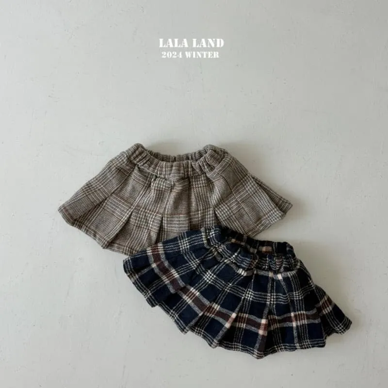 Lalaland - Korean Children Fashion - #childrensboutique - Classic Check Skirt - 8